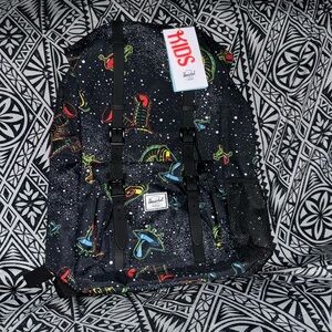 Herschel Kids Little America Youth Backpack in Space Robots NWT